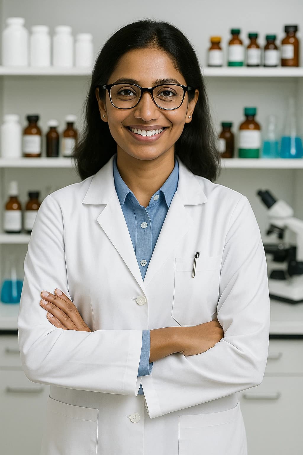 Scientist in lab